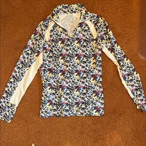 Ariat Women's Floral Print Long Sleeve Sun Shirt Top